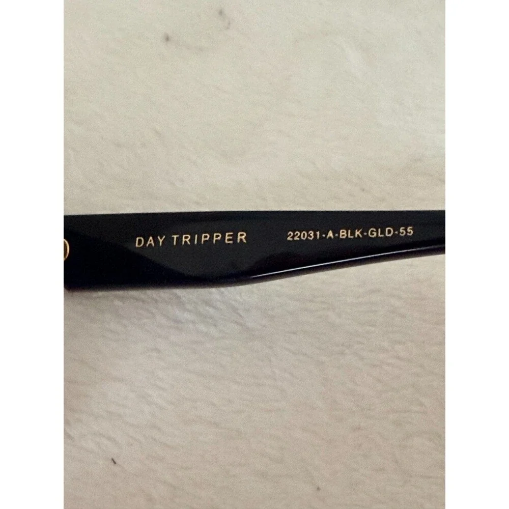 DITA Day Tripper 22031-A-BLK-GLD 55mm Sunglasses Black Gold AS IS For Repair De